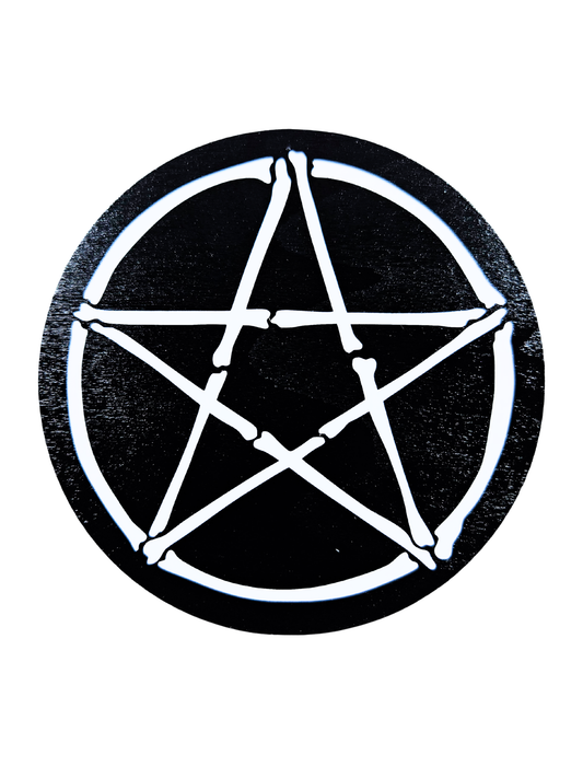 Bone Pentagram Coaster