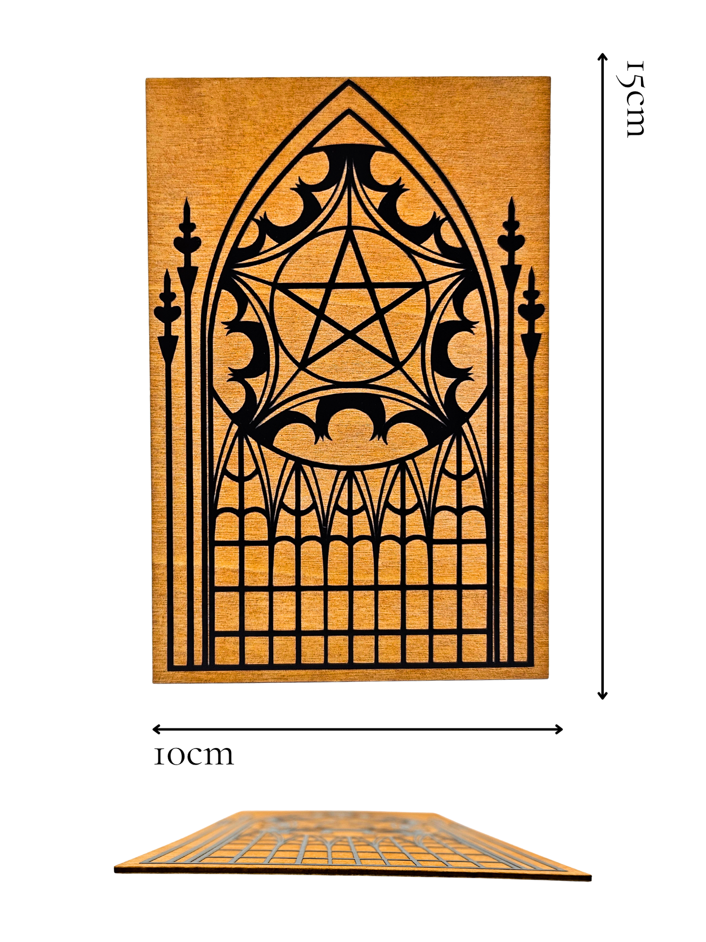 Gothic Cathedral Window Plaque