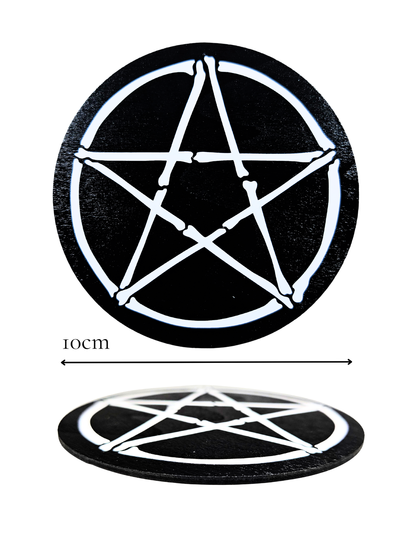 Bone Pentagram Coaster