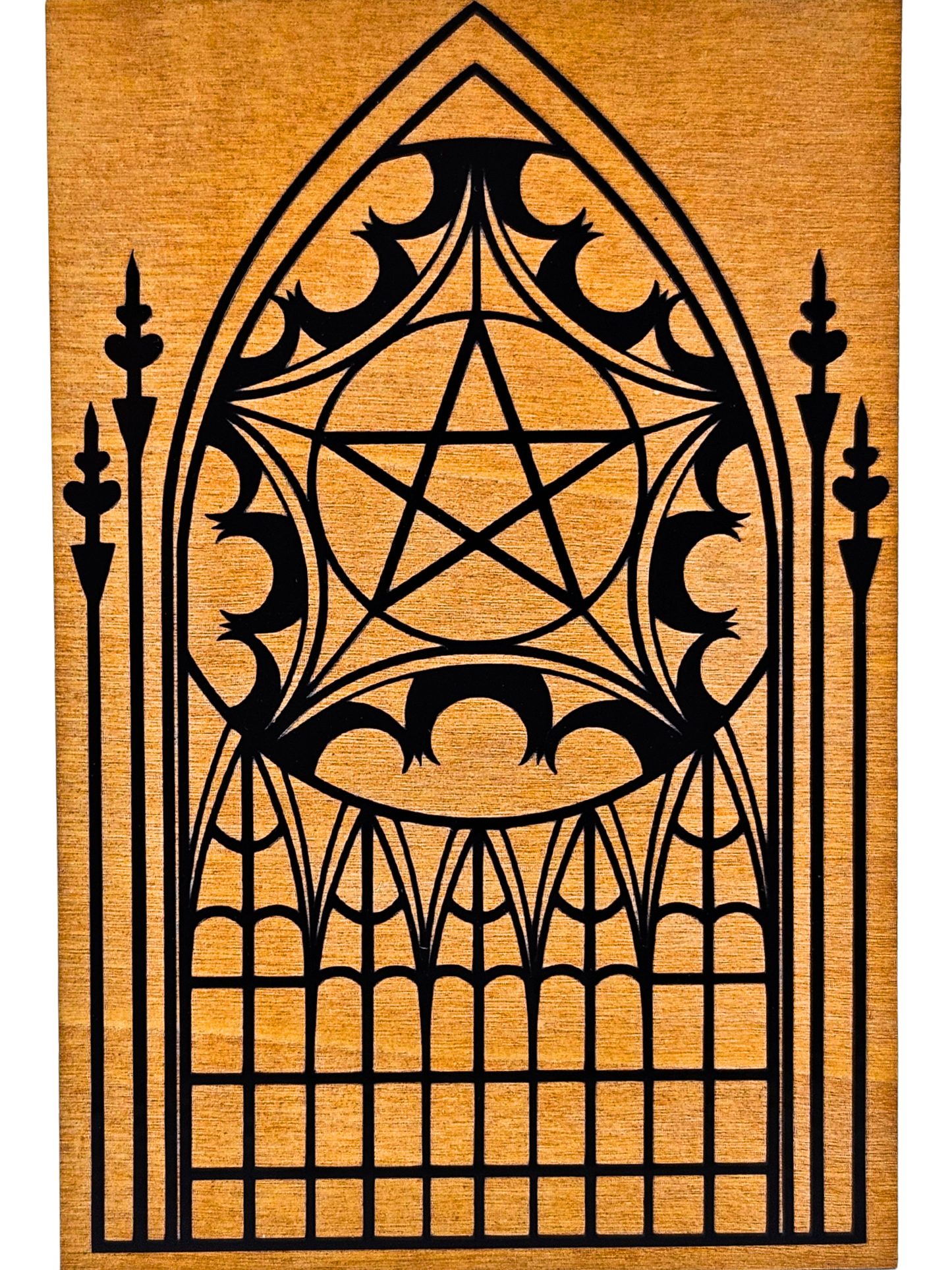 Gothic Cathedral Window Plaque