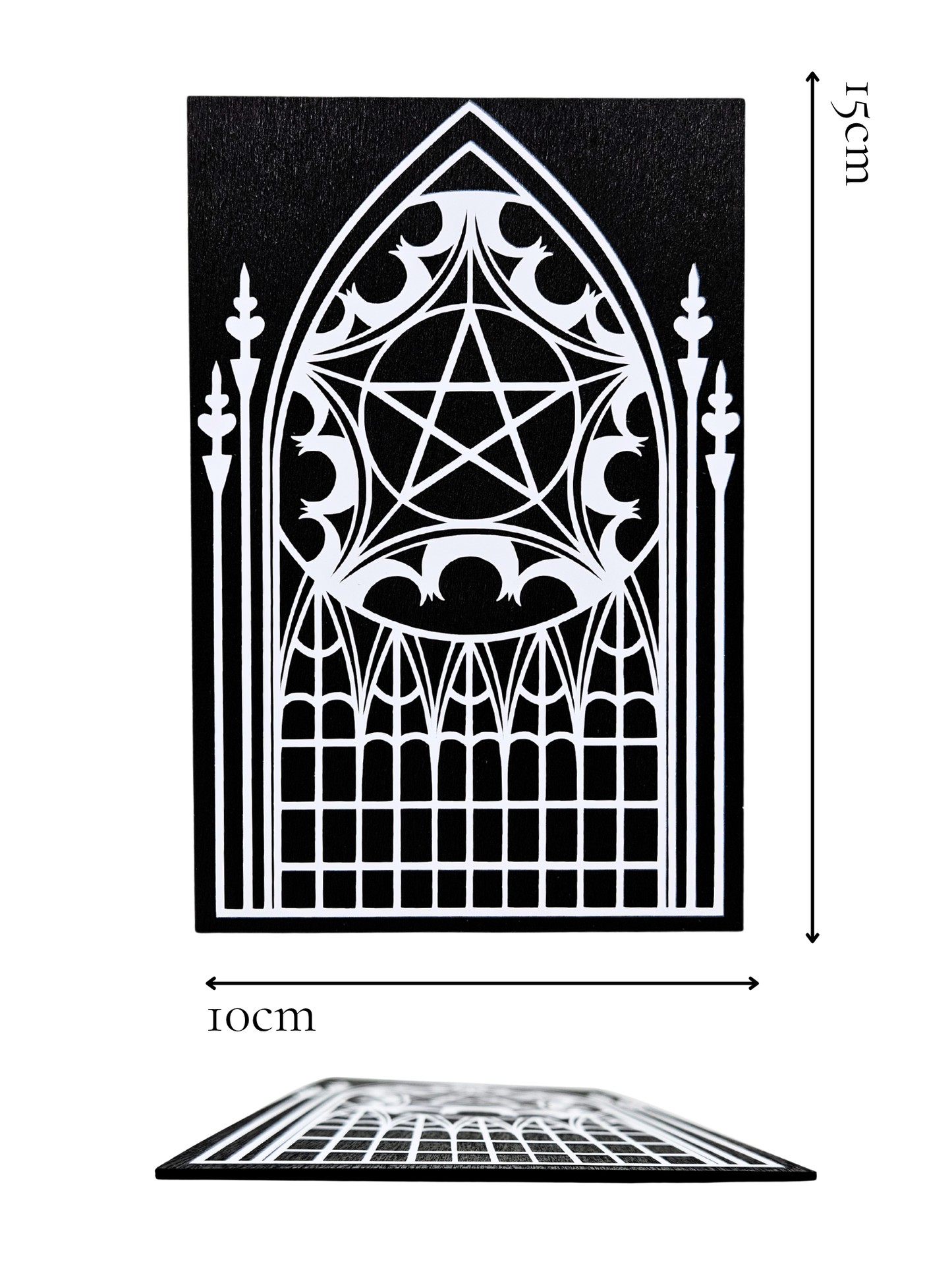 Gothic Cathedral Window Plaque