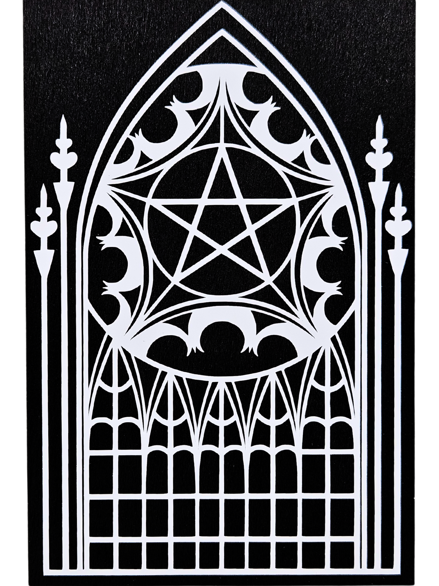 Gothic Cathedral Window Plaque