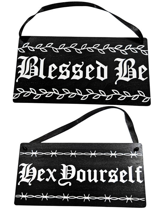 Blessed Be Door Sign