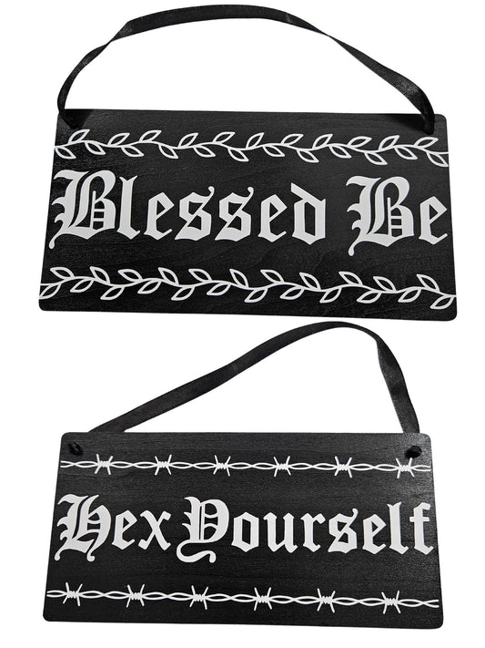 Blessed Be Door Sign