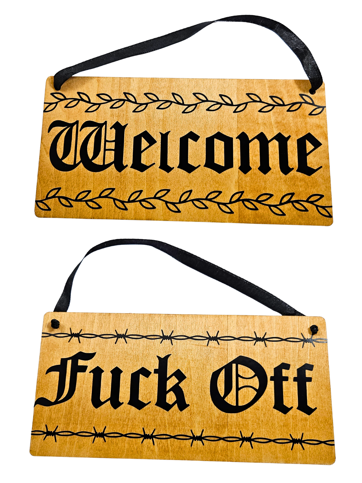 Fuck Off Door Sign