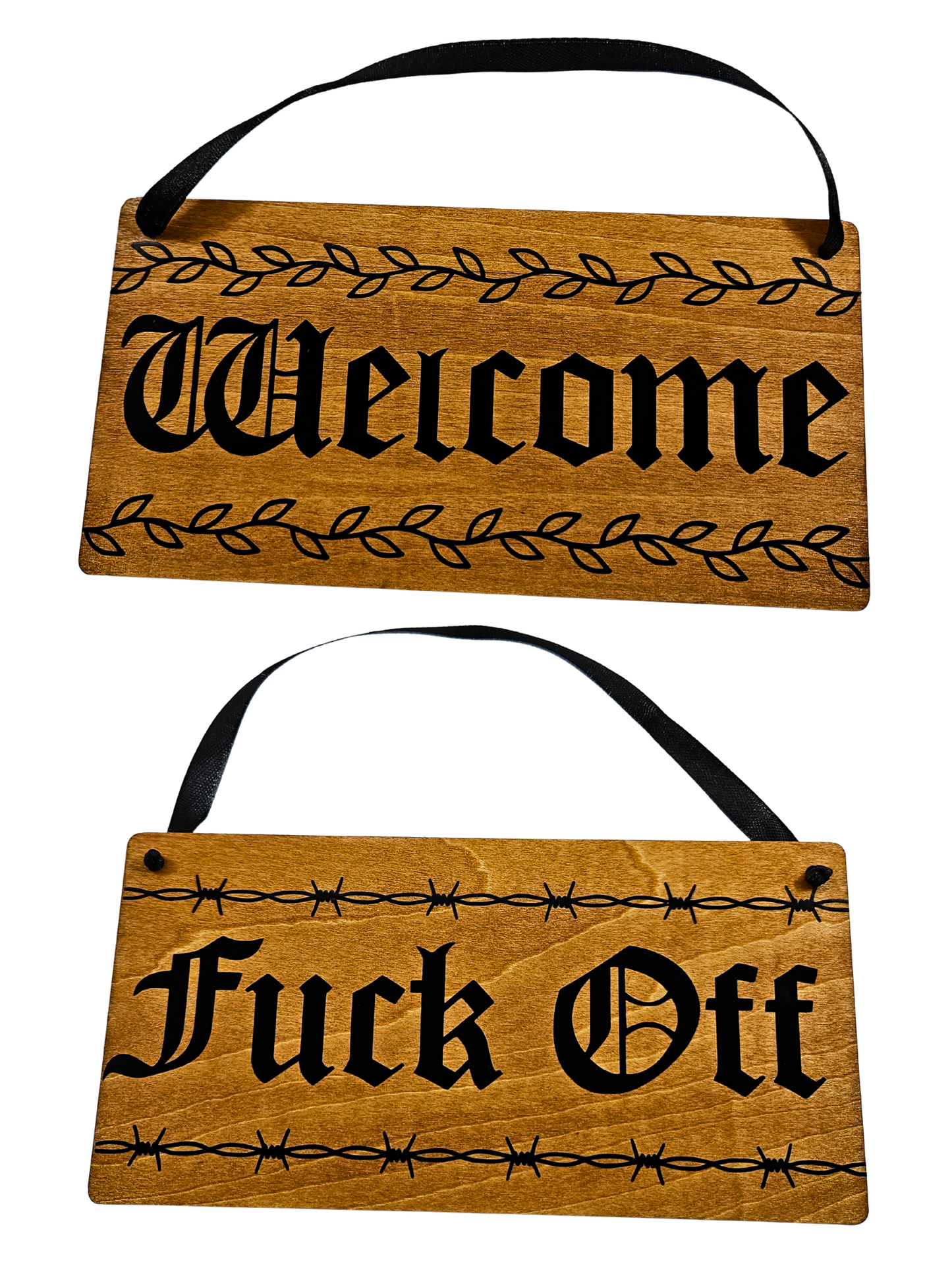 Fuck Off Door Sign