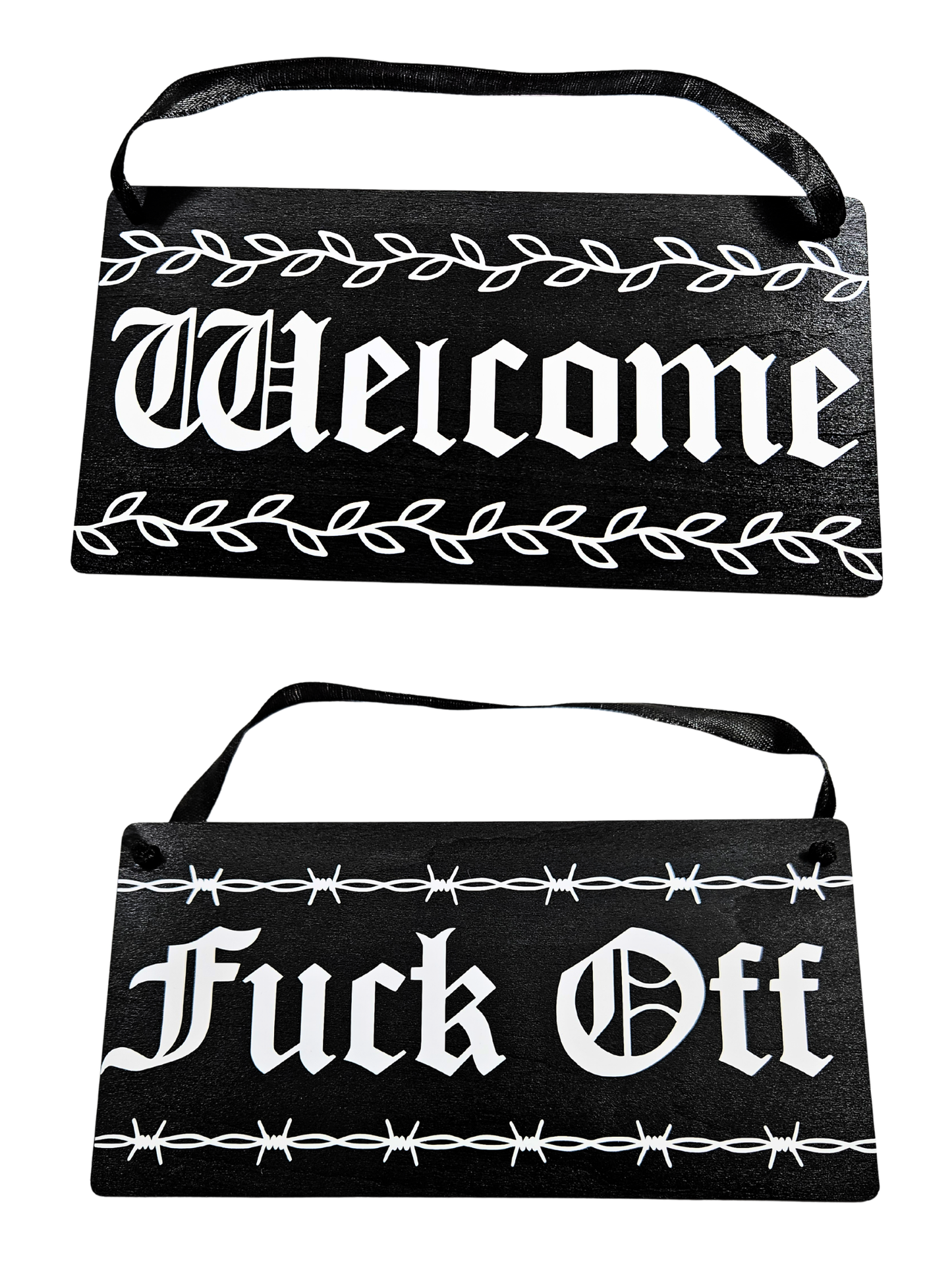 Fuck Off Door Sign