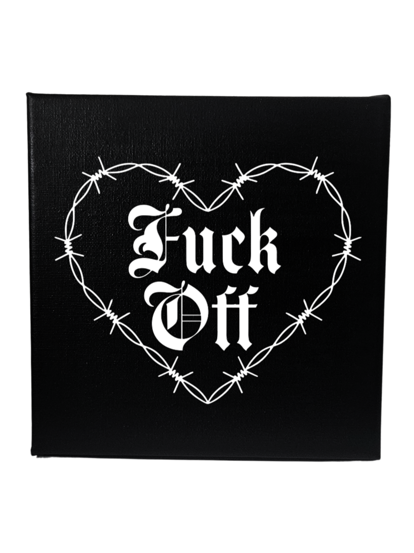 Barbed Wire Heart Canvas