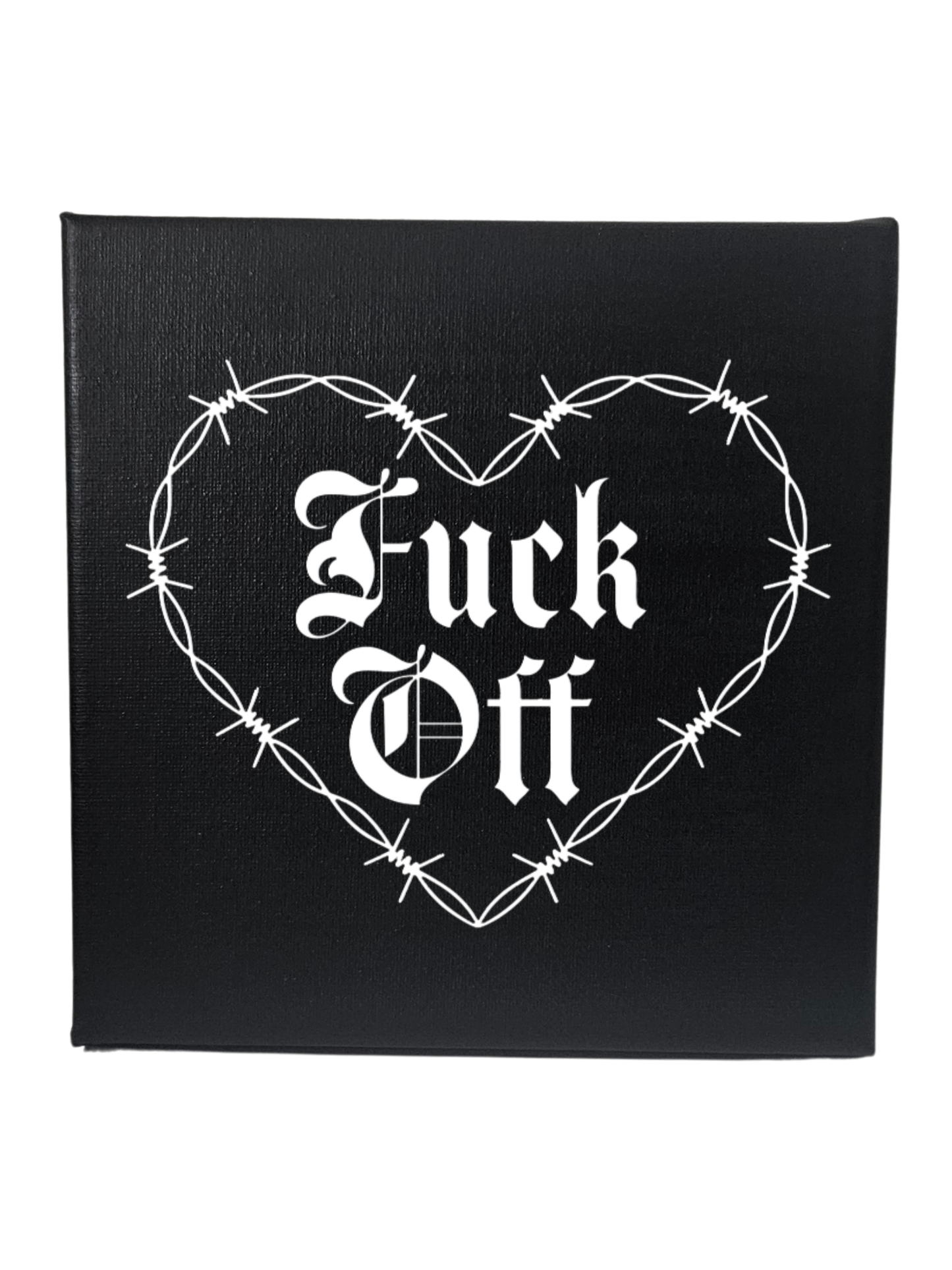 Barbed Wire Heart Canvas