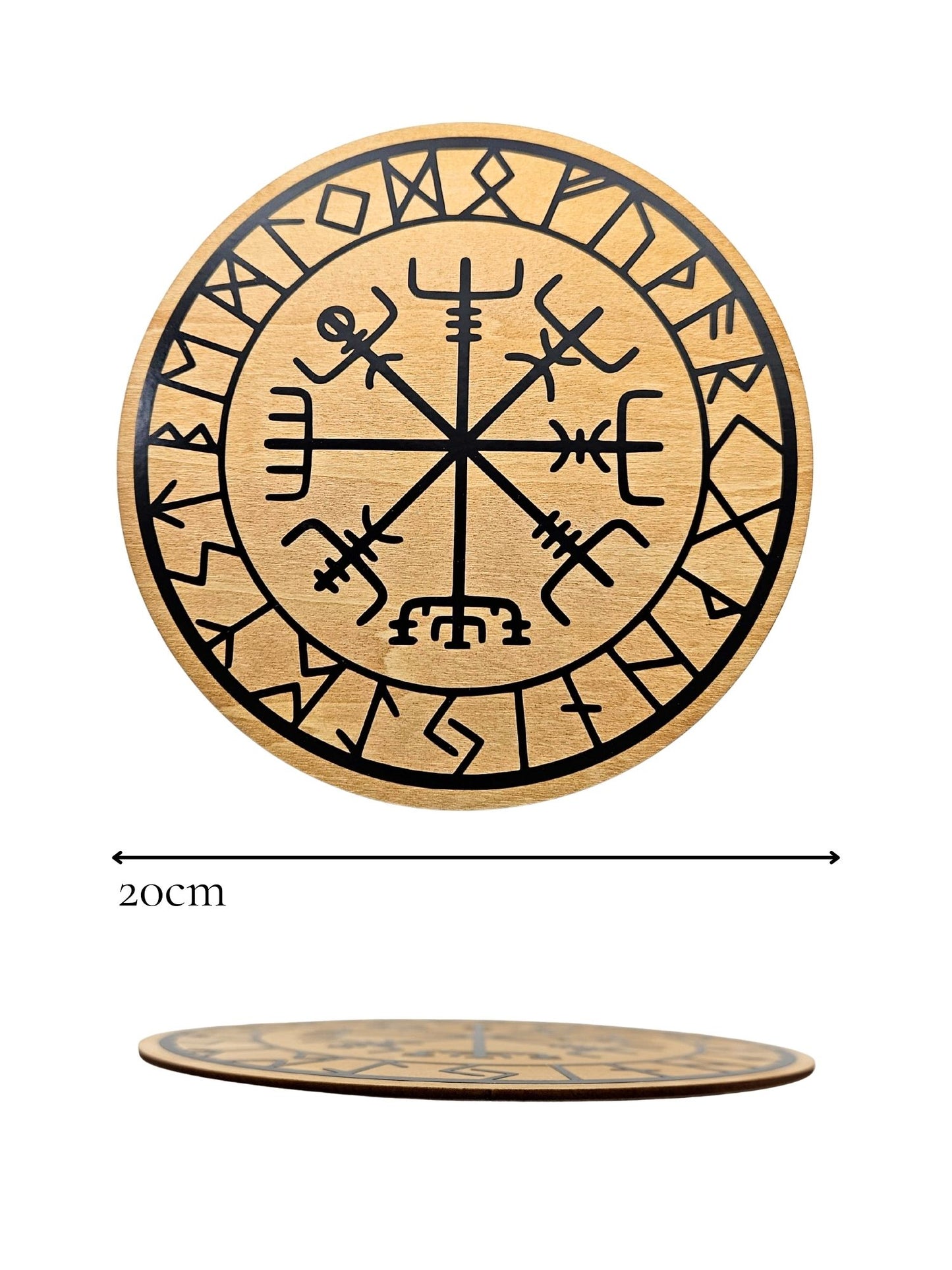 Viking Vegvísir Plaque