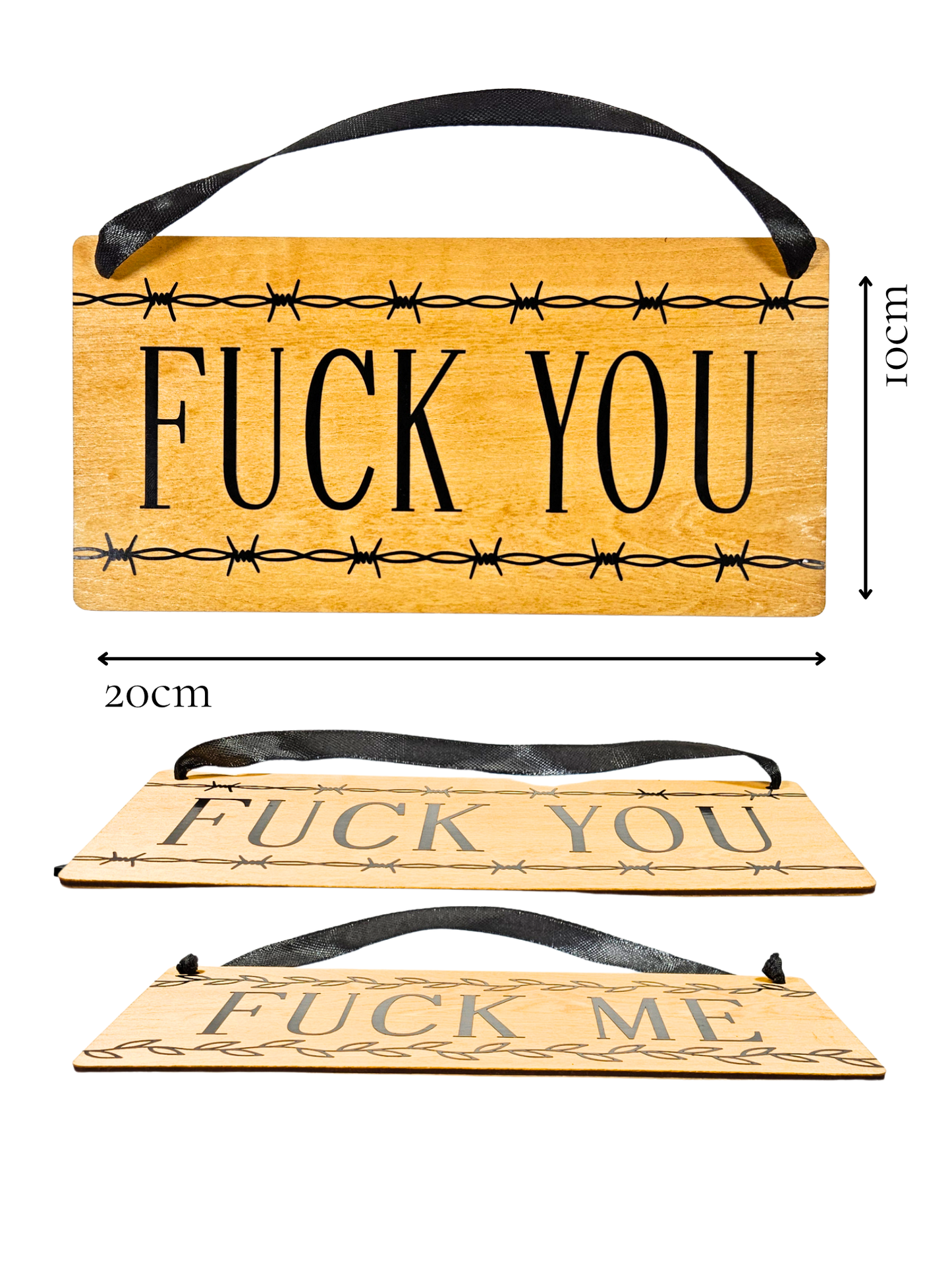 Fuck You Door Sign