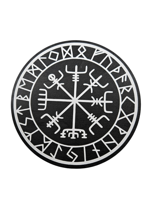 Viking Vegvísir Plaque