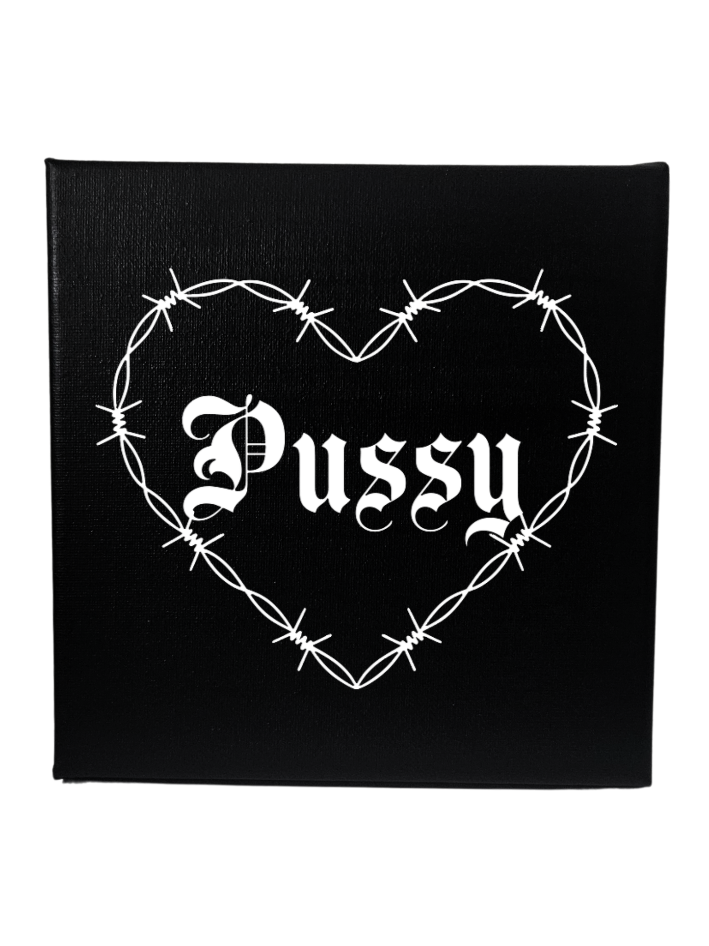 Barbed Wire Heart Canvas