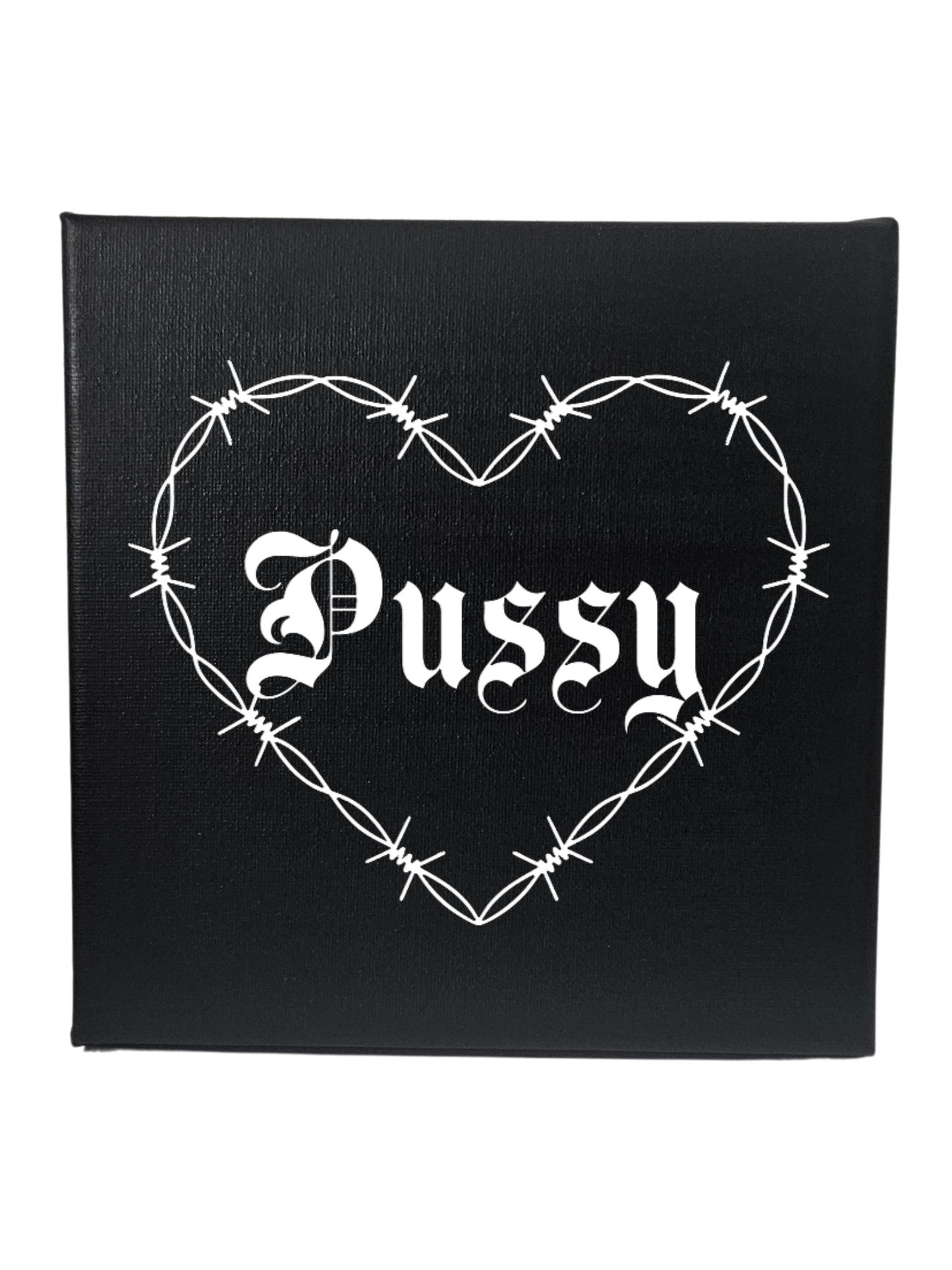 Barbed Wire Heart Canvas